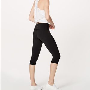NWT Lululemon Wunder Under Crop Leggings